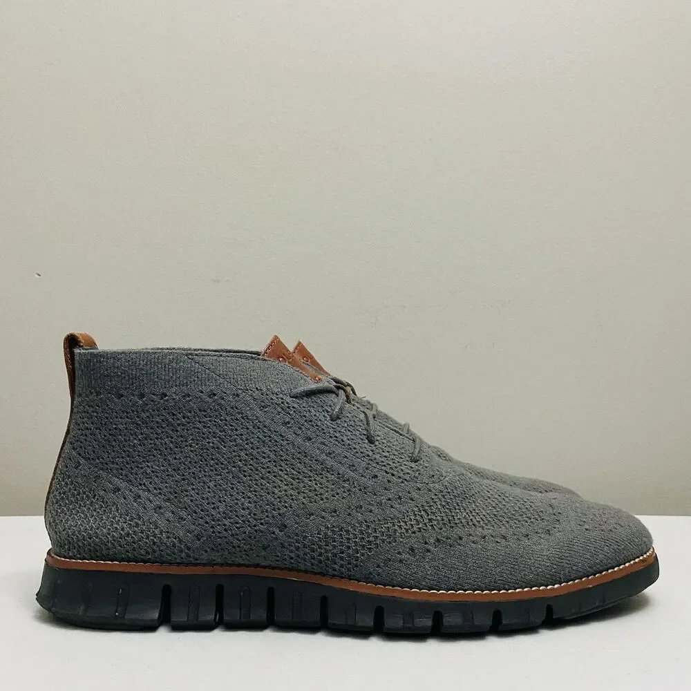 Cole Haan ZEROGRAND Stitchlite Wingtip Oxford Men's Casual Shoes C29426 Gray 13M - Picture 2 of 10